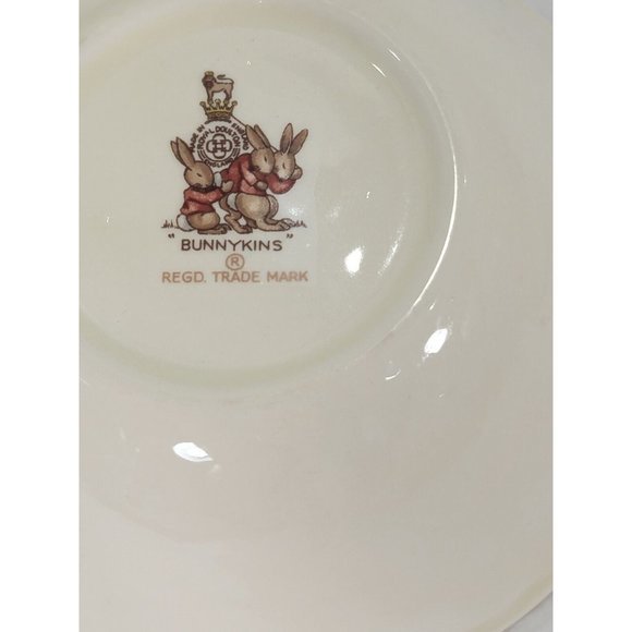 Royal Doulton Bunnykins Bone China Ltd Bowl with Peter Rabbit Cup Birthday Set - Picture 12 of 12